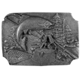 Fishing Antiqued Lapel Pin